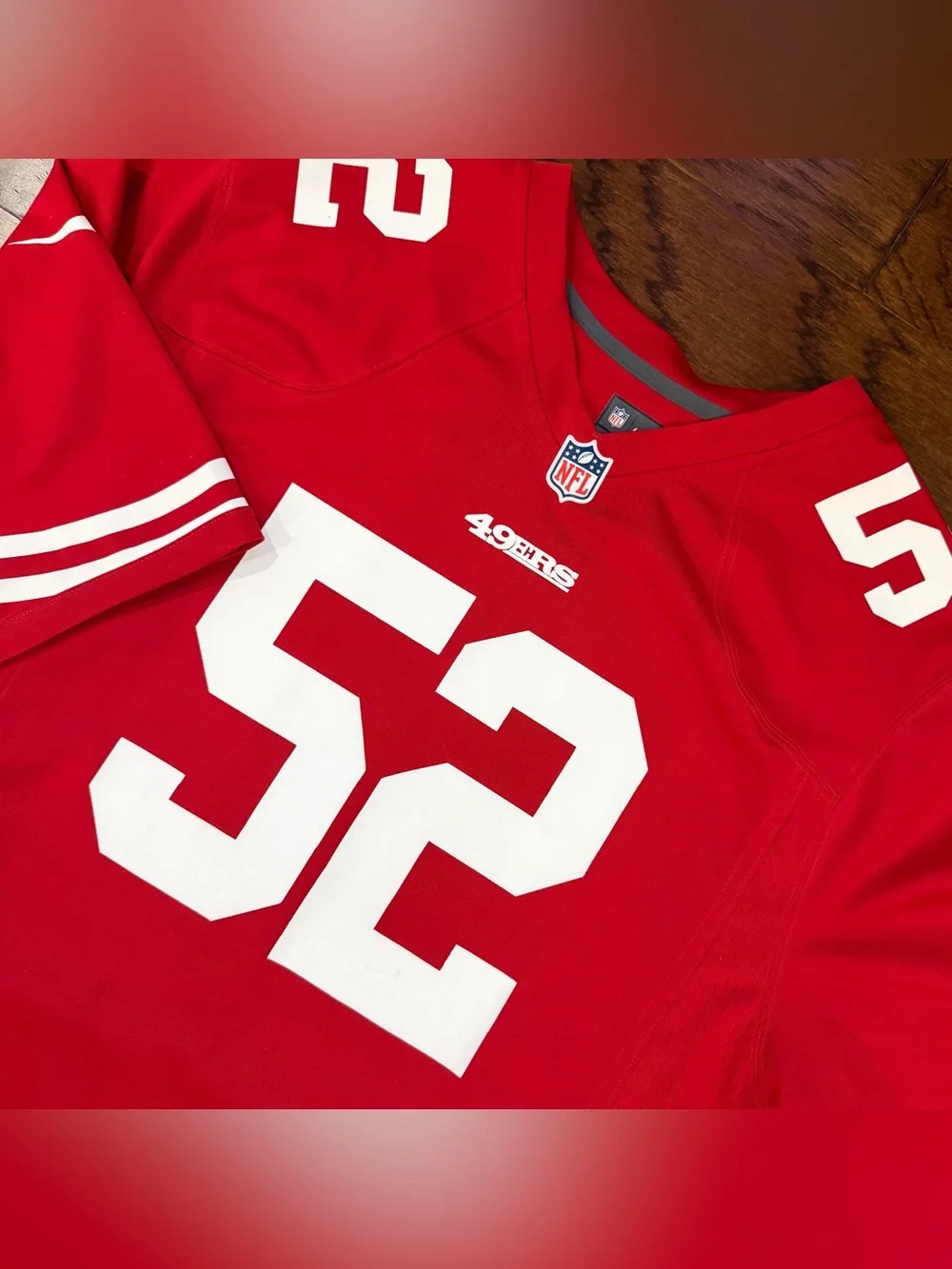 Nike NFL Jersey San Francisco 49ers Patrick Willis #52 Red/White Men’s XXL